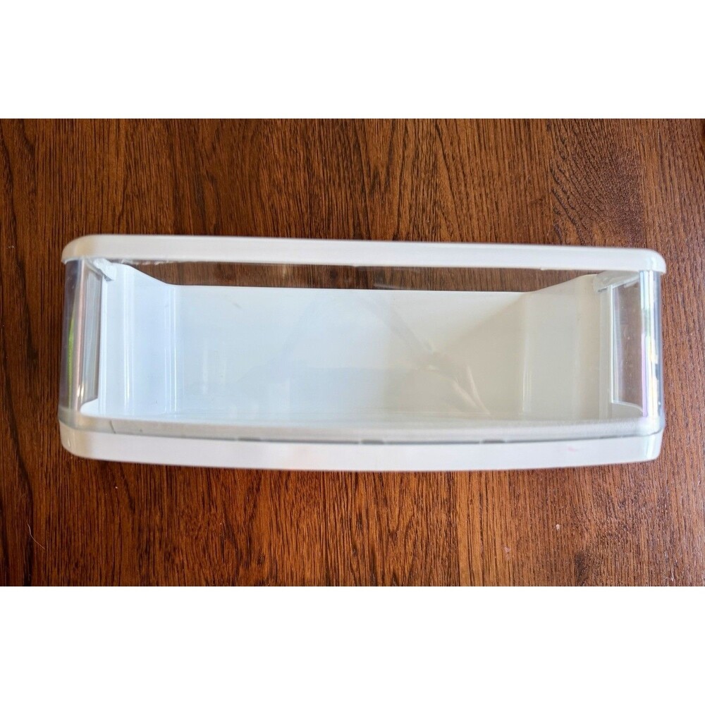 GREAT COND. OEM LG Refrigerator Fridge White Door Shelf Bin Part MAN619485 #1